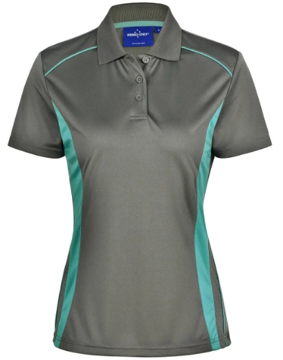 Picture of Winning Spirit, Ladies Cooldry S/S Contrast Interlock Polo